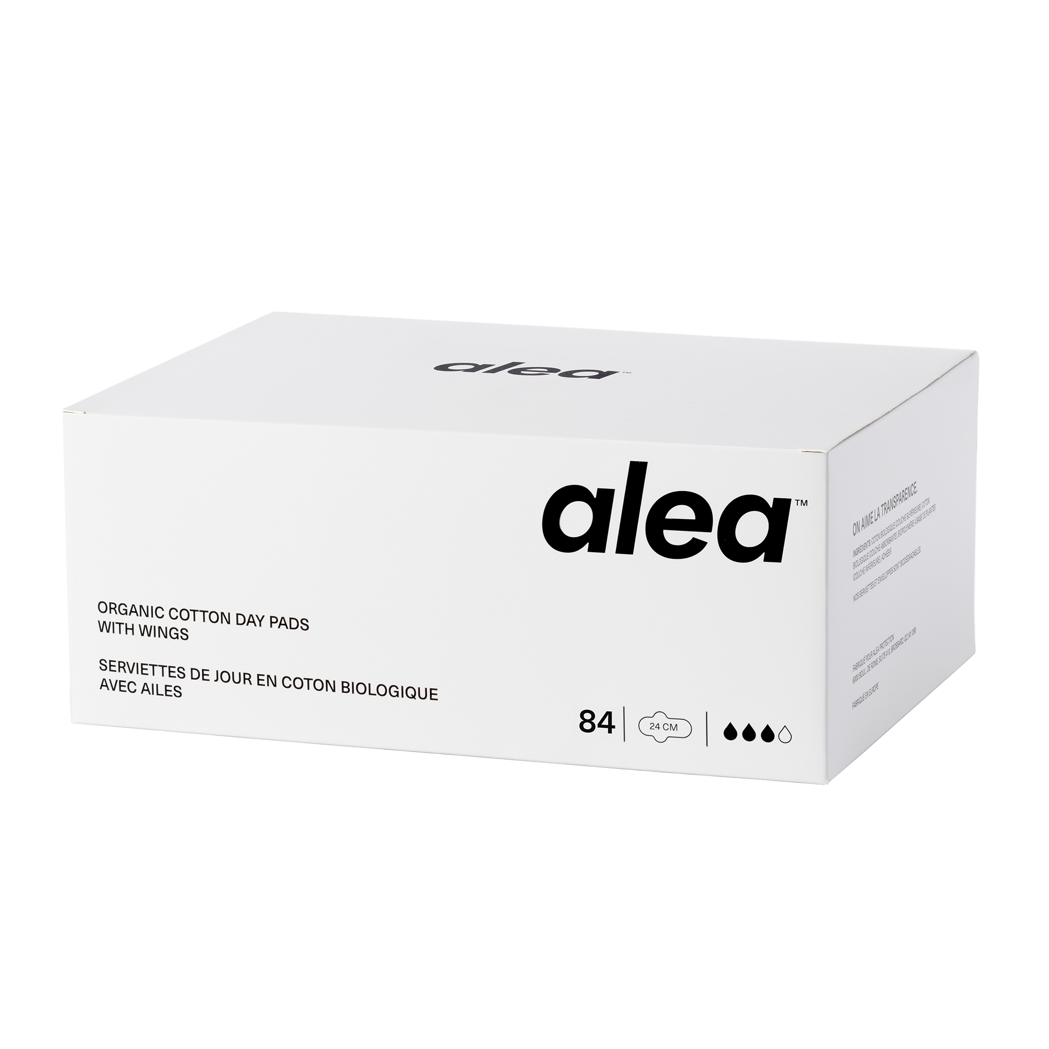 Serviettes de jour en coton biologique avec ailes