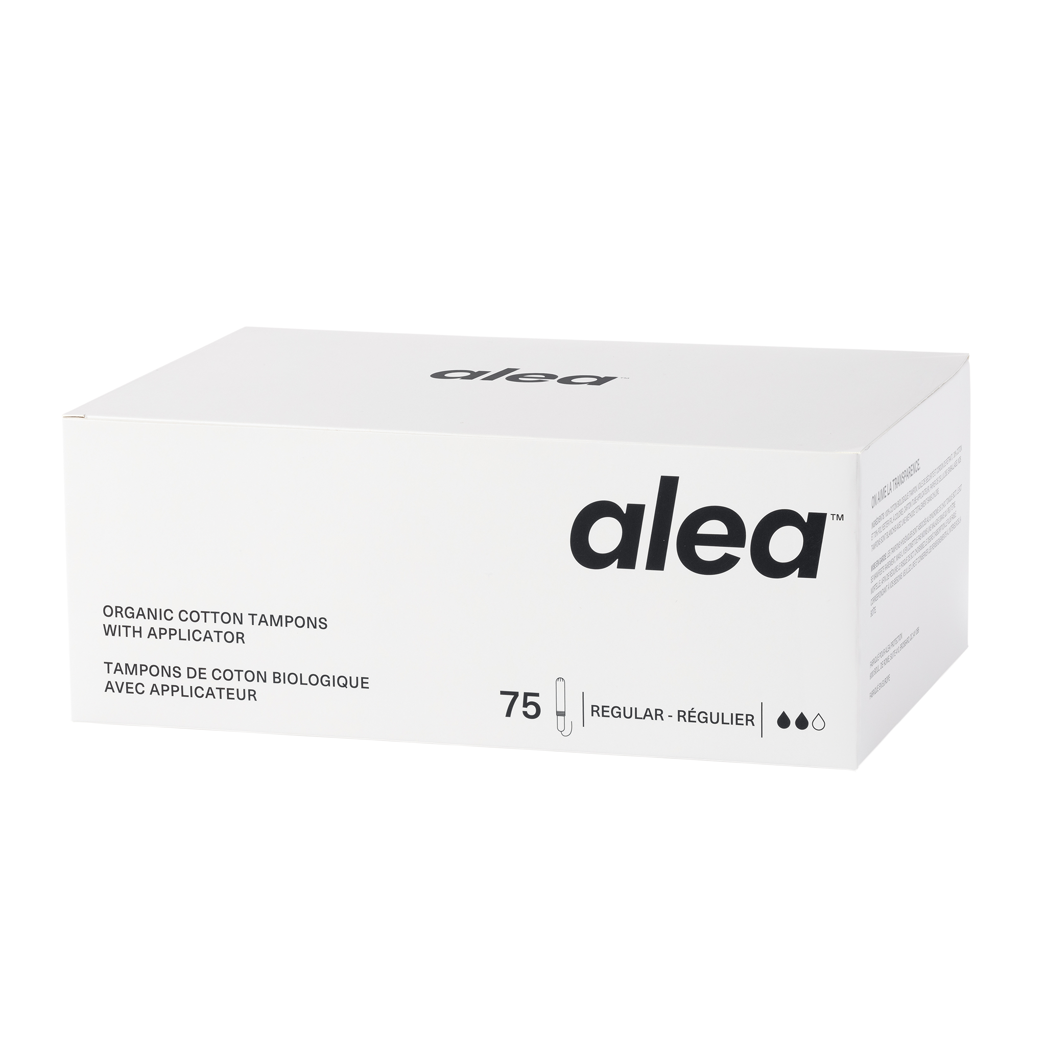 Tampons en Coton Biologique avec Applicateur - Régulier