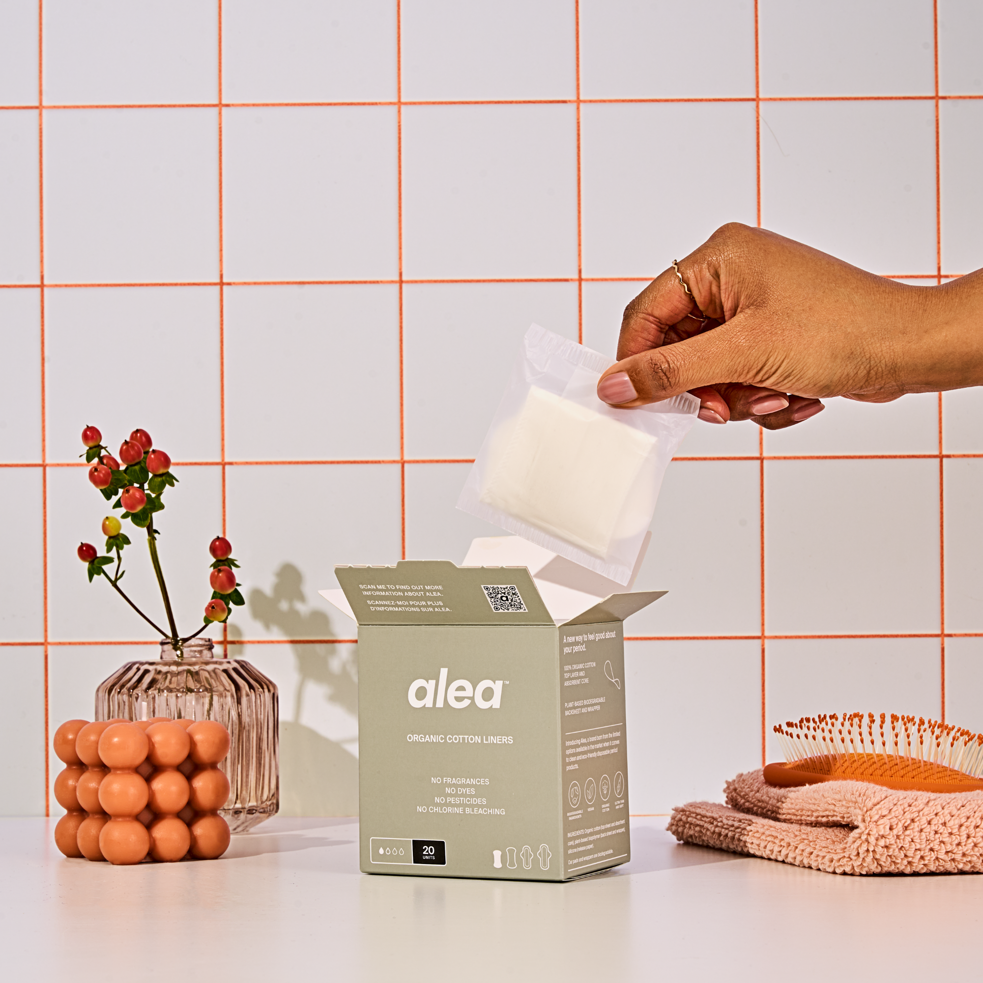 Protège-dessous Alea en coton biologique