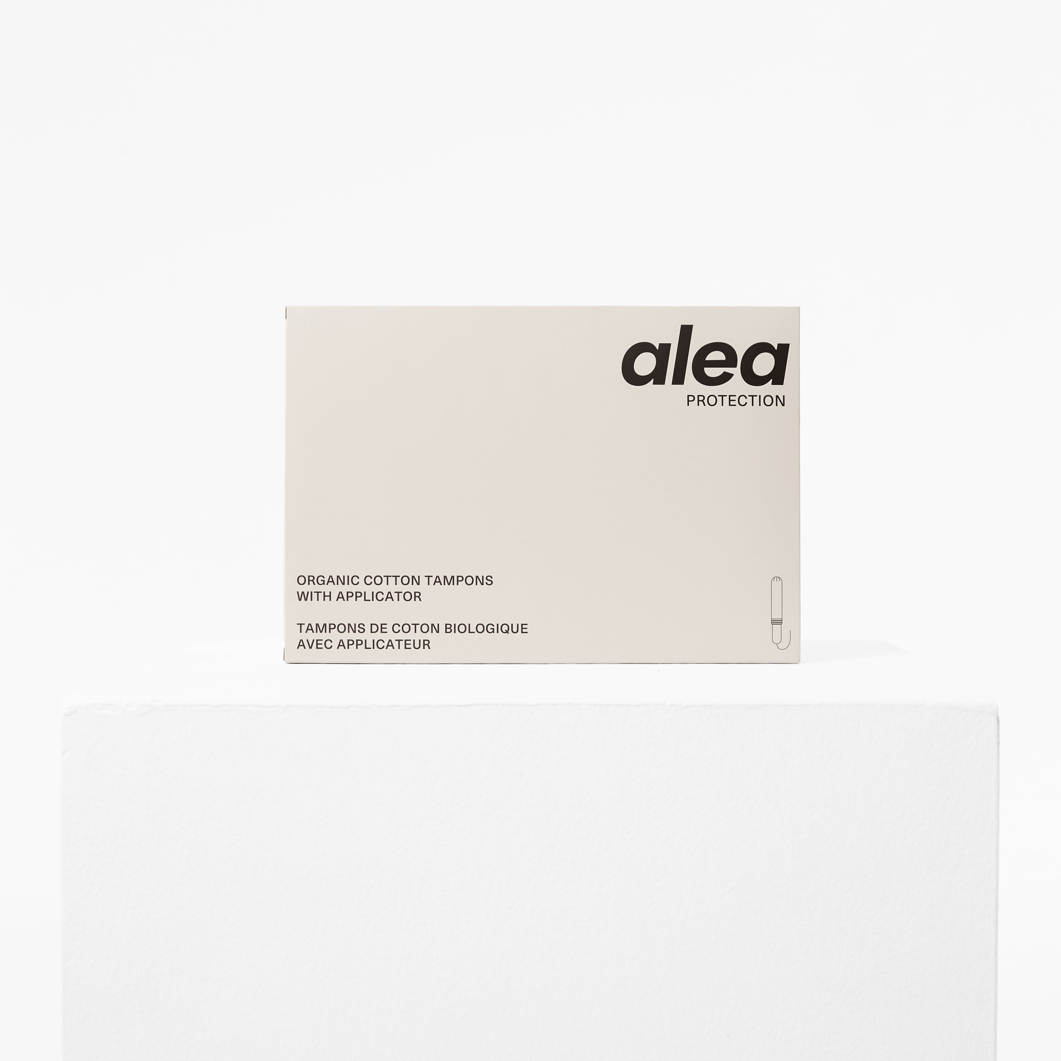 Alea Organic Cotton Tampons with Cardboard Applicator